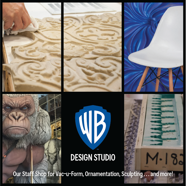 WARNER BROS. STAFF SHOP & ARCHITECTURAL ORNAMENTATION