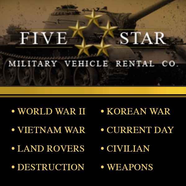 FIVE-STAR MILITARY VEHICLE RENTAL CO.